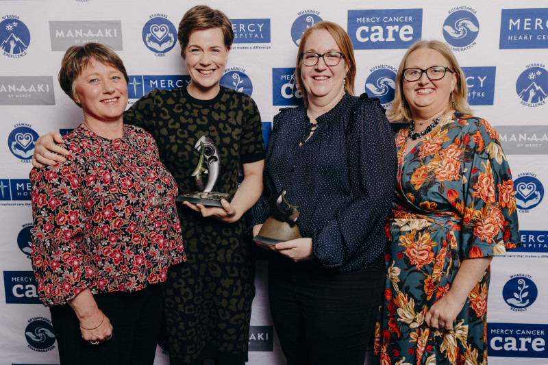 2022 Quality Awards Supreme Award Winner: 'Scrub vs Rub'. L-R: Sandra Millis, Natalie McLean, Shelley Nickerson, Sarah Hydes